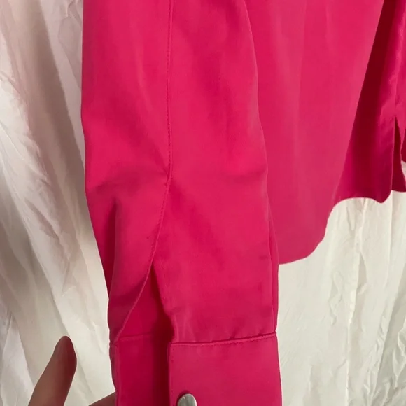 Travelsmith‎ Pink Button down Blouse - Picture 6 of 11